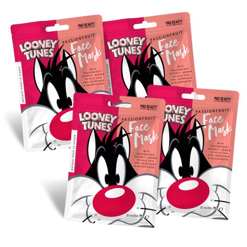 MAD Beauty Looney Tunes Face Mask - Sylvester x 4