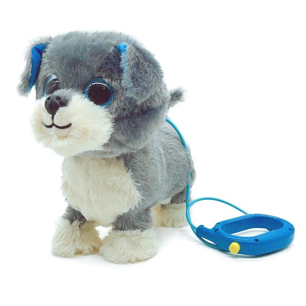 YH YUHUNG Walking and Barking Dog Toy Pet with Remote Control Leash Walking Puppy Toys for Kids Electronic Pets for Girls (Blue)