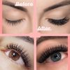 Volume Lash Extensions 0.03-0.07mm C D CC Curl Eyelash Extensions 8-20mm Easy Fan Volume Lashes Semi Permanent Individual Lash Extension Long Lasting Blooming Lashes (0.03-CC, 8-15mm mix)