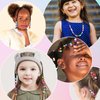1008 Pcs Hair Beads Kit for Girls and Kids Hair Braids, 500Pcs 9x6mm Pony Beads, 500Pcs Mini Elastic Rubber Bands, 5Pcs Quick Beaders, 1Pcs Rattail Comb and 2Pcs Duckbill Clips