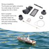 SUNGOOYUE 40MM RC Boat Jet Pusher, Oversized Caliber Pump Jet Remote Control Water Pusher Boat Thruster Plastic Jet Pusher (Grey)