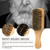 Omwah Double Sided Facial Hair Brush Beard Shaving Barber