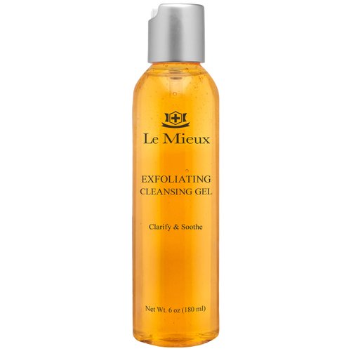 Le Mieux Exfoliating Cleansing Gel - Deep Pore Lactic & Salicylic Acid Face Wash with Hyaluronic Acid & Aloe, Ideal for Oily or Blemish-Prone Skin, No Parabens or Sulfates (6 oz / 180 ml)
