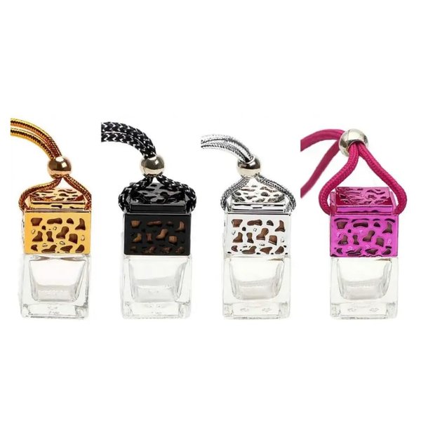 Chose Your Scent Chose Your Color Car Freshener Diffuser Made With Essential OIls Made In USA Vegan (Floral, Silver)