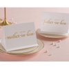 MAGJUCHE to My Father-in-Law, Mother-in-Law Wedding Day Cards Set from The Bride and Groom, Gold Foil Wedding Cards for in Laws