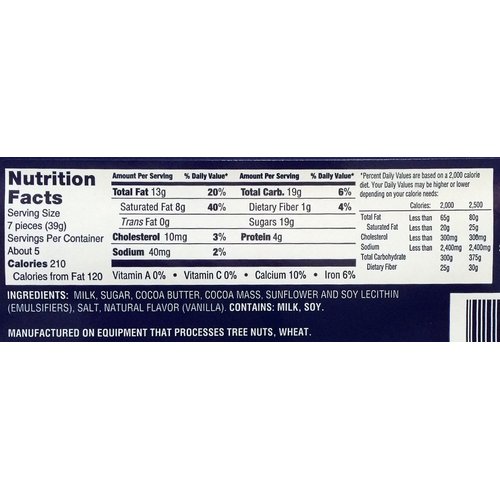 Karl Fazer Blue Original Finnish Milk Chocolate Bar, 200 g / 7.05 oz, Made in Finland