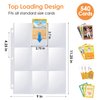 MaxGear 9-Pocket Baseball Card Sleeves, Double-Sided Trading Card Sleeves Pages for 3 Ring Binder, 540-Pockets Baseball Card Protectors for Sports Cards, Coupon, Game Cards, Business Cards, 30 Pack