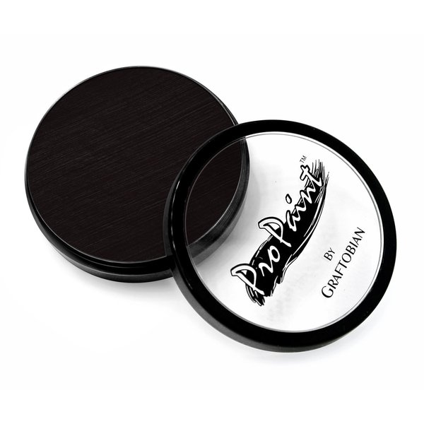Graftobian Makeup ProPaint Face & Body Paint - Raven Black 30ml - Halloween Makeup - Costume Makeup for Adults - Body Paints for Adults - Face Paint Makeup - Skin Paint - Makeup Paint