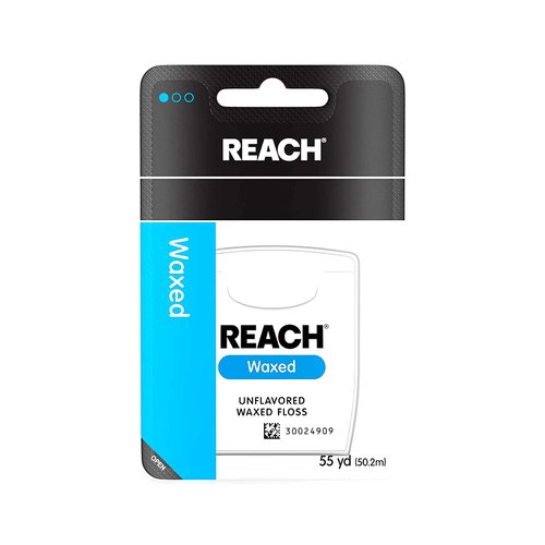 Reach Dental Floss, Waxed, Unflavored 1 ea (Pack of 2)