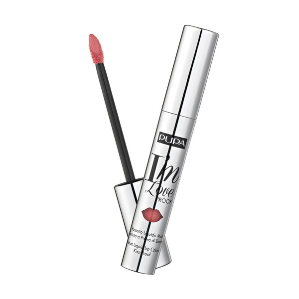 PUPA Milano I Am Love Proof Matt Liquid Lip Color - Gives Super-Intense Colour - Offers A Matte, Velvety Effect - Ultra-Comfortable Texture Adheres Perfectly To Lips - 001 Light Rose - 0.09 OZ