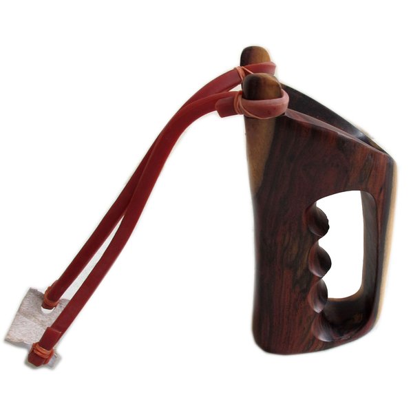 Catapult Shot Sling Kit By Thai Style Handmade Wooden Unique Classic : Hunting Slingshots Outdoor Sports