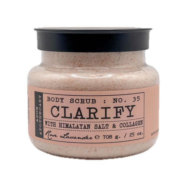 Himalayan Salt & Collagen Body Scrub Rose Lavender 25 oz