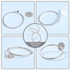 Nickel Brushed Bathroom Towel Ring - SUS304 Stainless Steel Bathroom Towel Rack, Susswiff Adhesive Wall Mounted Hand Towels Holder, Towel Hanger for Bathroom Organizer, Kitchen Storage