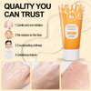 Orange Exfoliating Gel Scrub for Face and Body Skin, Deep Cleansing Moisturizing Skin Exfoliator Gel, Natural Orange Exfoliating Gel, Orange Peeling Gel