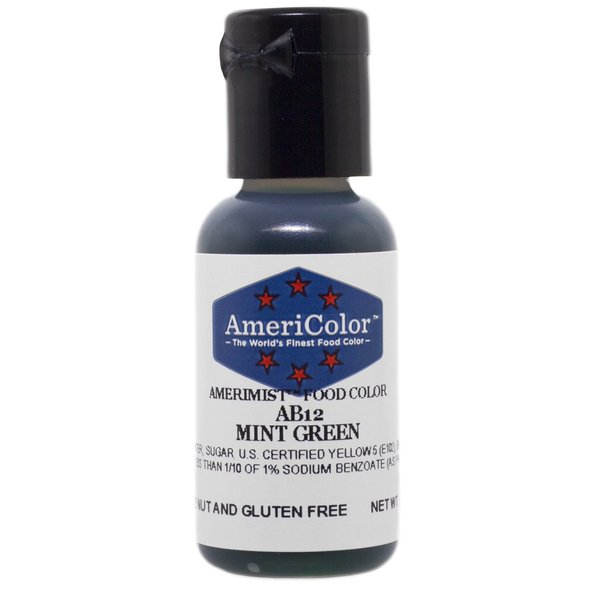 AmeriColor AmeriMist Mint Green Airbrush Food Color, .65 Ounce