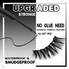 Magnetic Eyelashes Natural Look /3D Short Magnetic Lashes with Eyeliner/Cruelty-Free & Vegan Faux Mink Lashes /60 Wears
