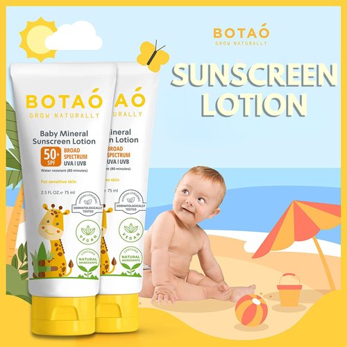 Baby Mineral Sunscreen Lotion 2-pack Bundle