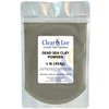 ClearLee Dead Sea Clay Cosmetic Grade Powder - 100% Pure Natural Powder - Great For Skin Detox, Rejuvenation, and More - Heal Damaged Skin - DIY Clay Face Mask (1 LB)