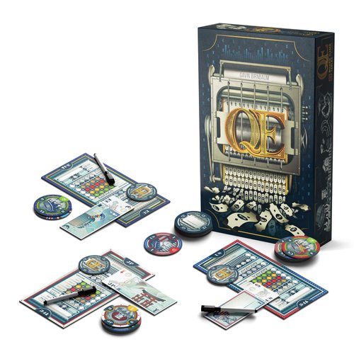 Q.E. (Quantitative Easing - Board Game - 3 to 5 Players - 45 Minute Play Time