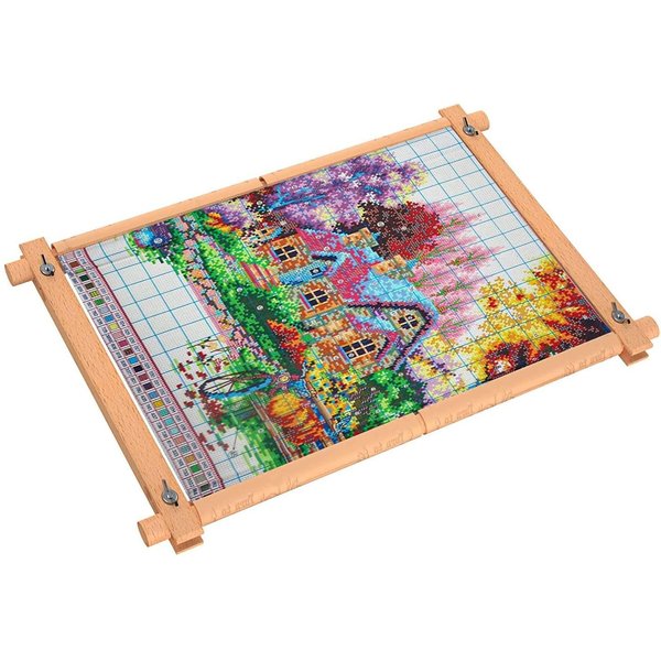 Beech Wood Tapestry Scroll Embroidery Frames, Needlepoint Cross Stitch Holder, Quilting Frames, Needlepoint Holder, Stitching Frame for Sewing, Cross Stitch, Embroidery Projects