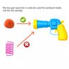 Runske Cat Toy 35Pcs Set Pompom Balls with Gun Launcher and Spring Toys,Cat Springs Toy,Interactive Toys and Indoor Toys,Cat Sports Toys for catching, Chasing, Interacting