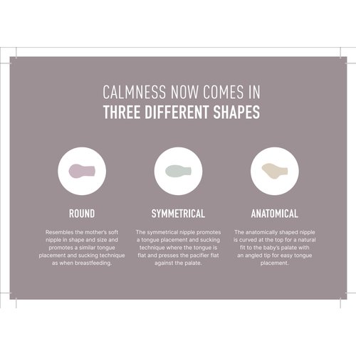 BIBS Colour Pacifier with Symmetrical Nipple| Natural Rubber Baby Pacifier | Set of 4 BPA-Free Soothers | Made in Denmark | Blush Mix | Size 6-18 Months