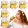 Small Beer Cup Bow Hair Clip Beer Festival Hair Clips Funny Simulation Beer Alligator Clips Beer Festival Halloween Party Hair Accessories for Kid Adult 5Pcs