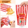 25 Sets Carnival Theme Party Decorations Carnival Bags Carnival Drink Pouches with Straws Reusable Carnival Treat Bags with Zipper for Carnival Party Favors Kids Circus Favor Plastic Circus Party Bag