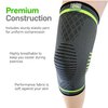NatraCure Knee Compression Sleeve, Single Wrap - (Size: Medium) - Knee Braces and Knee Brace for Meniscus Tear, Arthritis, Injury, Running, and Joint Pain - Best Knee Brace, Knee Support For Men