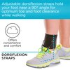 BraceAbility AFO Drop Foot Brace - Adjustable Dorsiflexion Soft Shoe Splint for Neuropathy Walking Exercise Assist, Gait Lifting Support, Charcot Marie Tooth (CMT) and Achilles Pain Treatment (S/M)