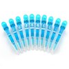 10pcs/set Multicolor Croc Clips Transparent Plastic Hairdresser Clips Hair Styling Sectioning Barrettes Non Slip Alligator Clips Salon DIY Accessories Hairpins for Women and Girls(10pcs-Blue)