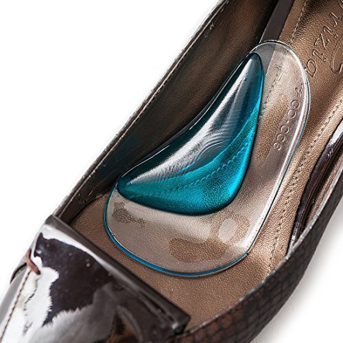 Arch Support Insoles (4 PCS) Pu Gel Foot Massage Flat Feet Insoles 2 Pairs