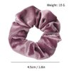 Velvet Scrunchies Hair Ties Women - 6 Pack Big Vsco Girl Stuff Scrunchy for Hair Scrunchie Holder Elastic Bands With Zipper Pocket Gift For Friends
