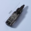 JimKing 30ml Tattoo Ink, Tattoo Color Supply, Black Pigment Natural Plant Tattoo Ink for Permanent Makeup Tattoos (Black)