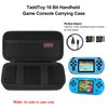 Elonbo Carrying Case Compatible with TaddToy 16 Bit Handheld Game Console for Kids Adults, Classic Retro Video Games Travel Storage Cover Bag, Portable Electronic Game Player Organizer Holder, Black