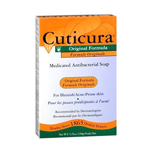 Cuticura Deep Cleansing Face and Body Soap, Original Scent 5.25 oz (Pack of 4)