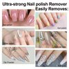 NXJ INFILILA Nail Polish Remover Non Acetone, Professional Nail Polish Remover, 6.76 Fl Oz Remover for Gel Nail Polish Manicure Salon Quality Effective, Double Seal Polish Remover