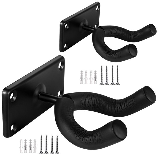 zmnklry Guitar Wall Mount, Guitar Hangers for Wall, Upgraded Version Guitar Wall Hangers, Guitar Hooks for Wall 2 Pack, Professional Wall Guitar Hook, Wall Guitar Mount, Guitar Hooks for Wall