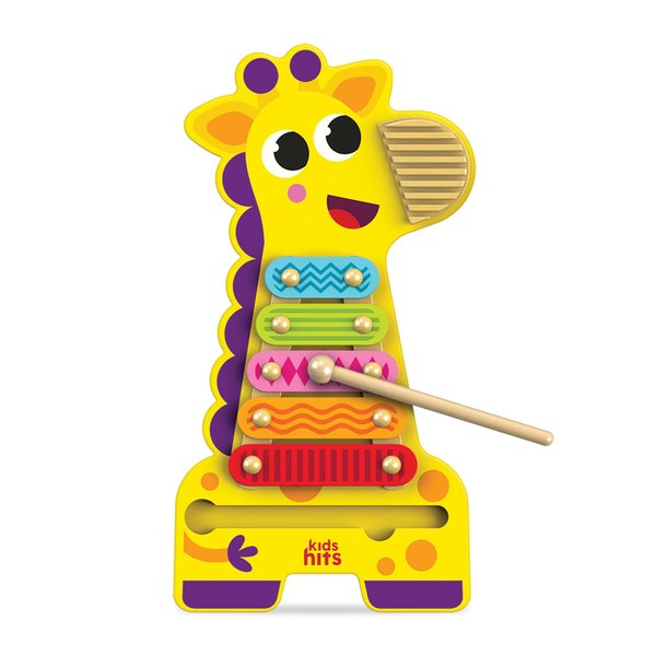 Kids Hits: Harmonize Playtime with The Wooden Giraffe Xylophone Adventure - Perfect for 18 Months and Up!