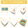 Toy Story Balloon Boxes 2nd Birthday Party Supplies Toy Story Backdrop Two Birthday Balloon Blocks Decorations for Second Birthday Baby Toy Story Party Decorations Supplies