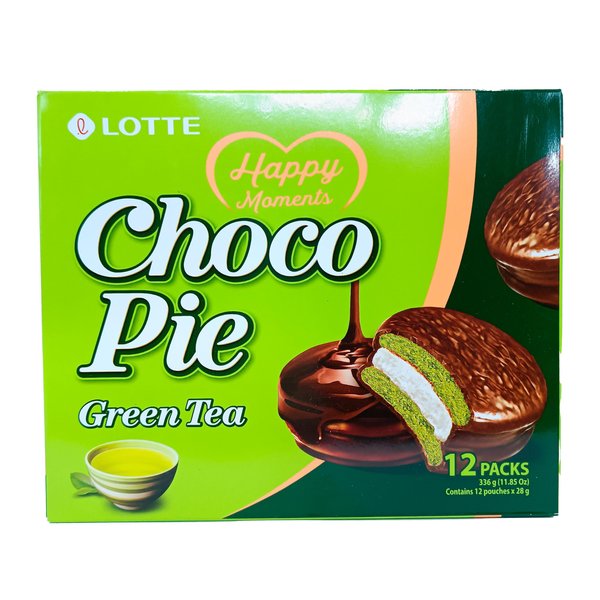Lotte Choco pie Green Tea 12 individual pack