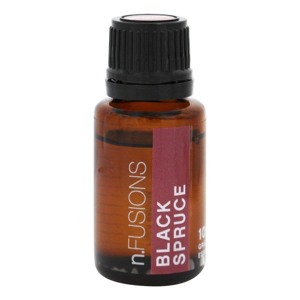Nature's Fusions Black Spruce Essential Oils for Baths, 100% Pure and Natural, Undiluted, Therapeutic Grade for Aromatherapy and Topical Use (15 mL)