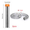 2Pcs Solder Wire,1mm Diameter Rosin Core Solder for Electronic Electrical Soldering Components Repair(Net 20g)