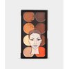 Ruby Kisses Flawless Finish with 3D Contour Cream Makeup Palette – Lightweight, Multi-Palette, Contouring Foundation, Creamy, Sculpt &Highlighting, Define Cheekbones (Light Medium)