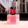 AIYoo Makeup Beads for Brushes, Art Faux Pearls, 1500 Piece Round Pink Pearl Beads to Hold Makeup Brush, Lipstick, Mascara, Eyeliner, 8mm