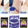 Wax Beads for Hair Removal, Keethem 10.5oz Hard Wax Beans Coarse Hair Waxing Beads for Face, Eyebrow, Bikini Brazilian for Women Men with 10 Applicators 3 packs Violet