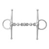 Korsteel Stainless Steel Waterford Full Cheek Snaffle Bit