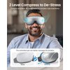 RENPHO Eyeris 2 Extended - Eye Massager with Heating Pad for Migraines, Heated Eye Mask for Relax, Eye Care, Face Massager for Eye Strain Eye Bags Dry Eyes, Improve Sleep, Ideal Birthday Gift