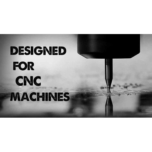 Amana Tool - 51404 Solid Carbide CNC Spiral 'O' Flute, Plastic Cutting 1/4 Dia x 3/4 x 1/4