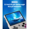 RG35XX Plus Retro Video Handheld Game Console Linux System 3.5 in IPS Screen Built-in 3300mAH Battery 64G TF Card Preinstalled 5500 Classic Games(RG35XX Plus Grey New)